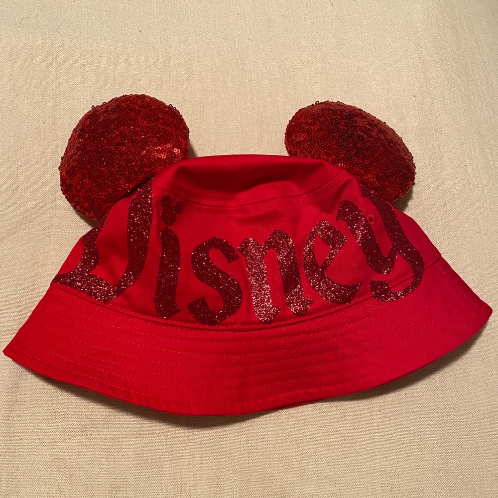 Red Disney Bucket Hat (one size)